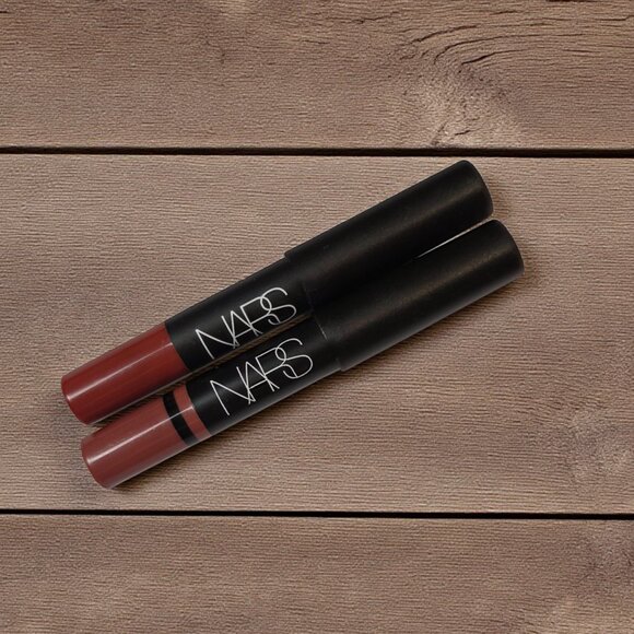 NARS Satin + Velvet Matte  Lip Pencil Bundle Lot Dolce Vita Rikugien - Picture 1 of 1